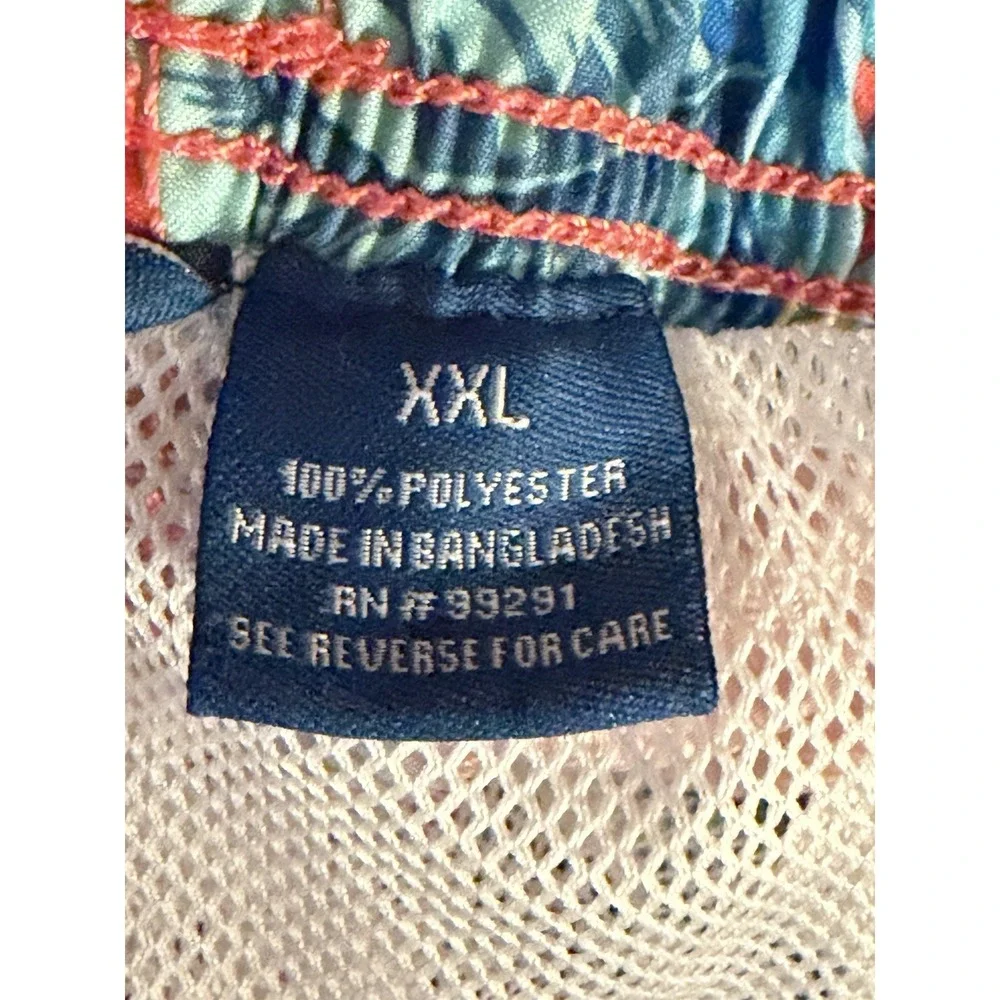Kanu Surf Men's XXL Swim Trunks Floral Pockets Quick Dry UPF‎ 50+ Tropical Beach